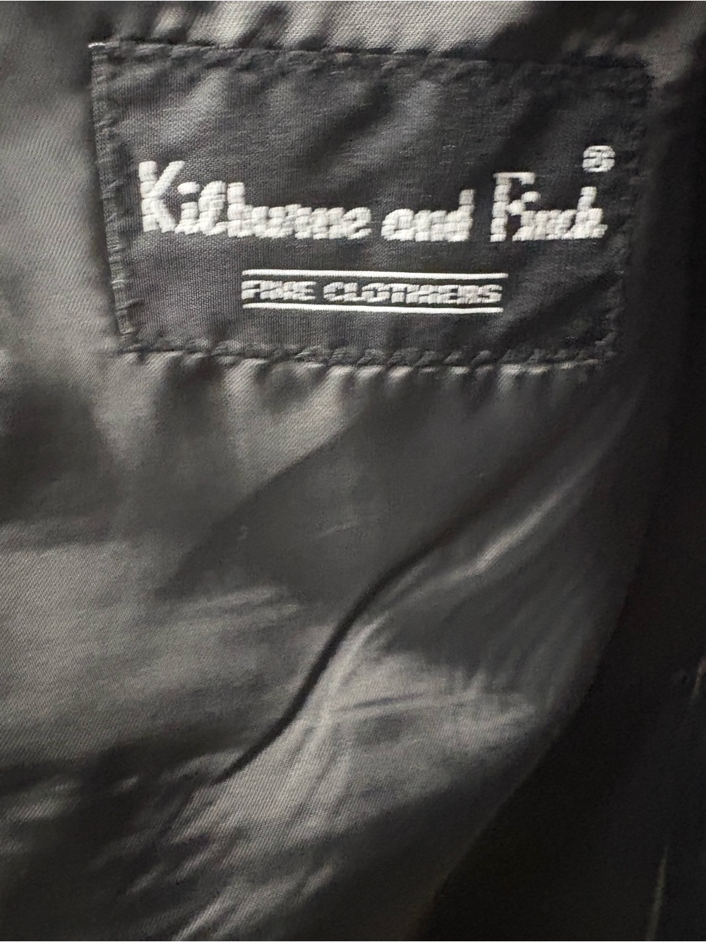 Kilbourne and Finch Men's Black Suit Jacket